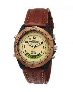 Timex Expedition Analog-Digital Beige Dial (Small dial) Men's Watch 